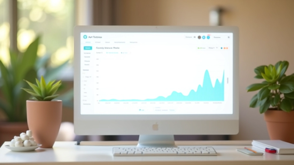 Desktop con analytics seo