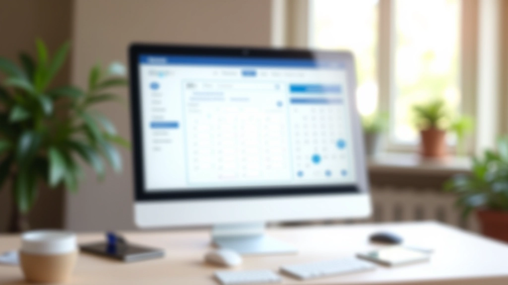 Interfaccia di prenotazione moderna su schermo con calendario e opzioni di selezione date