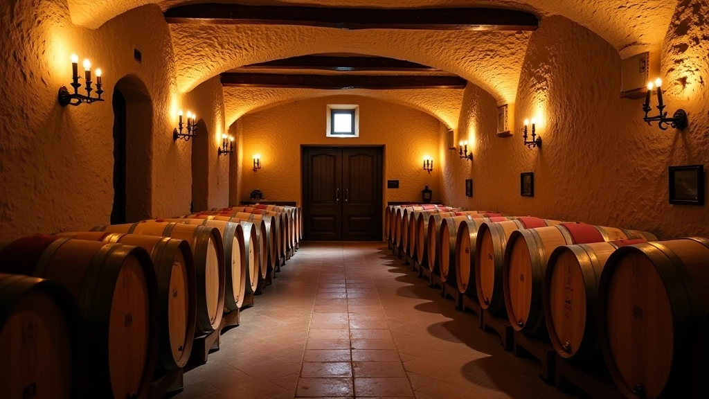 Sala di degustazione cantina toscana